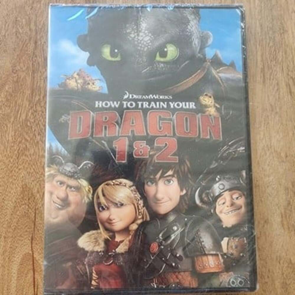 How To Train Your Dragon 1 & 2 DVD DreamWorks Animated Movie 2 Film Set New
